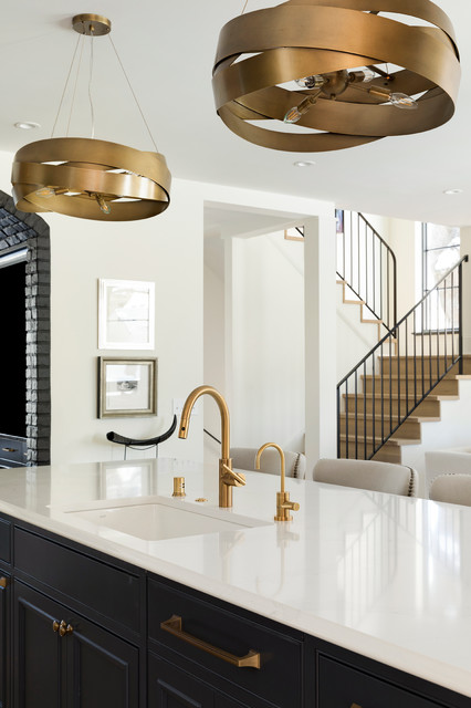 Vincent Ave I New Construction mediterranean-kitchen