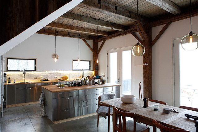 Bovina House Rustic Kitchen New York By Kimberly