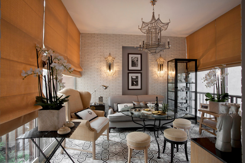 В серой дымке