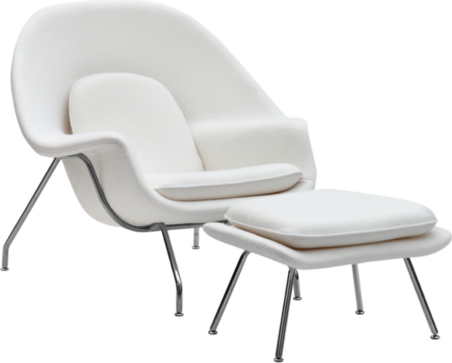 Aron Living Haven Lounge Chair, White