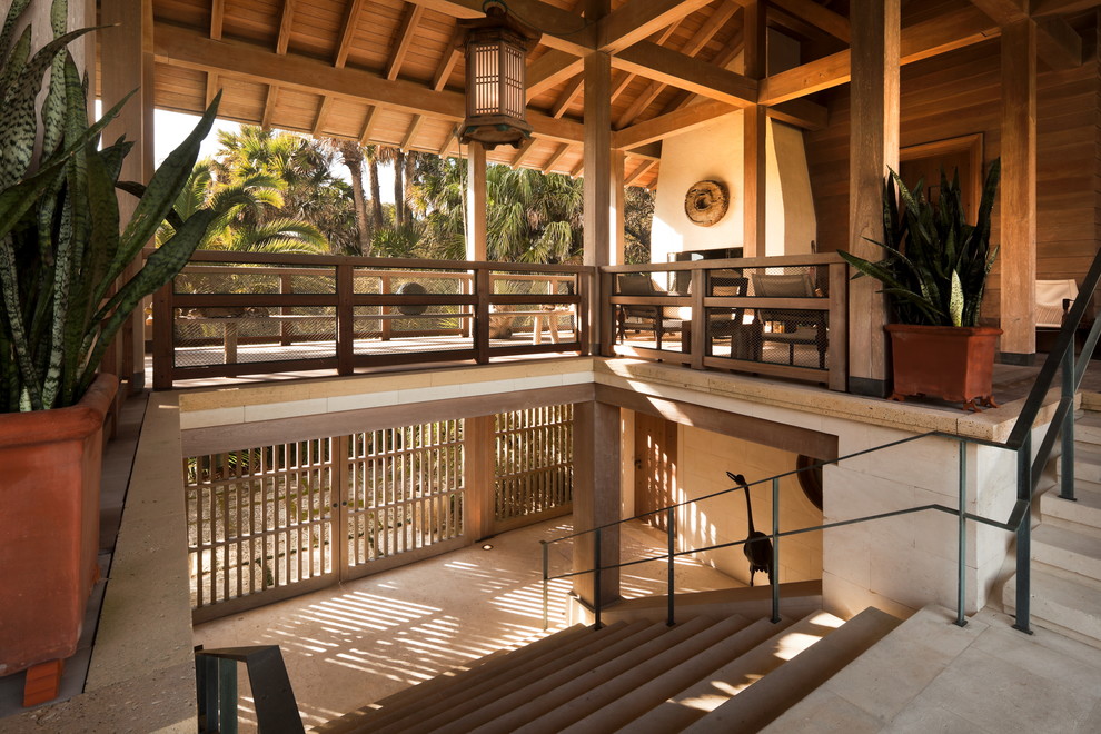 Design ideas for an expansive asian staircase in Jacksonville.