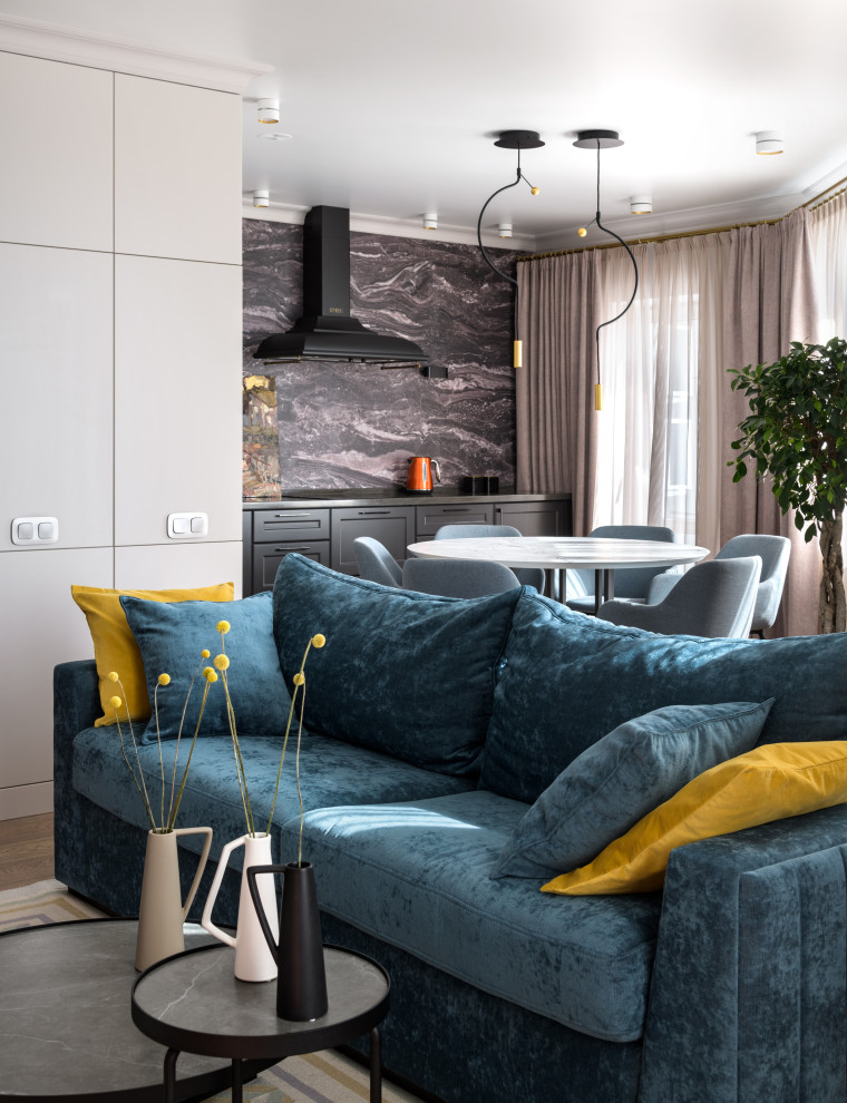 Квартира с яркими акцентами