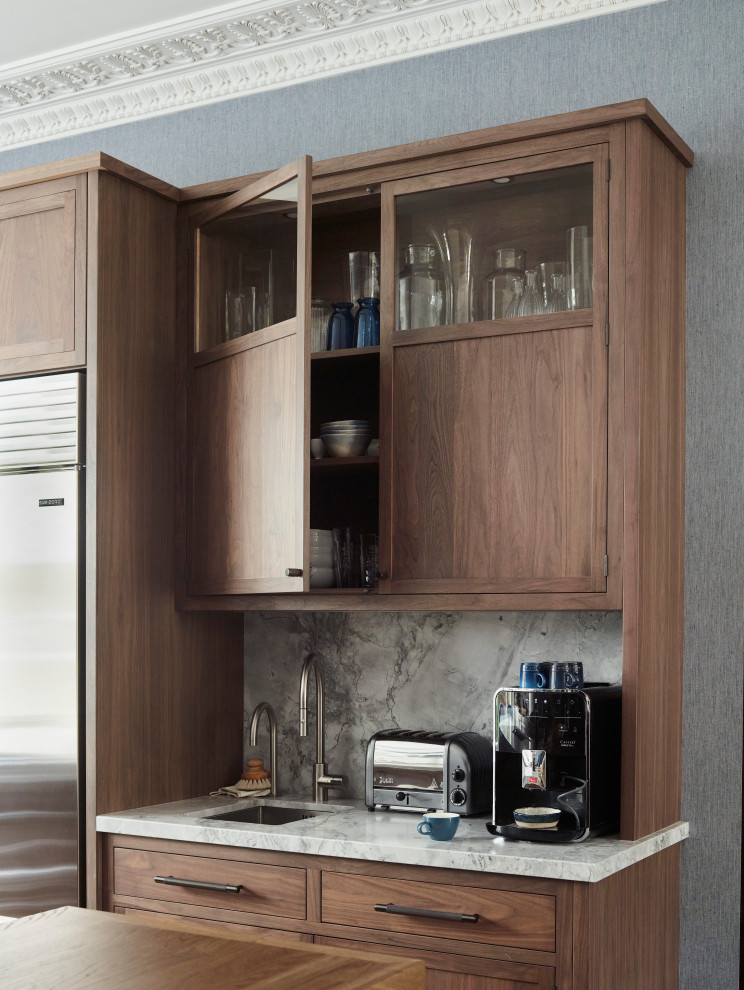 Design ideas for an urban home bar in London.