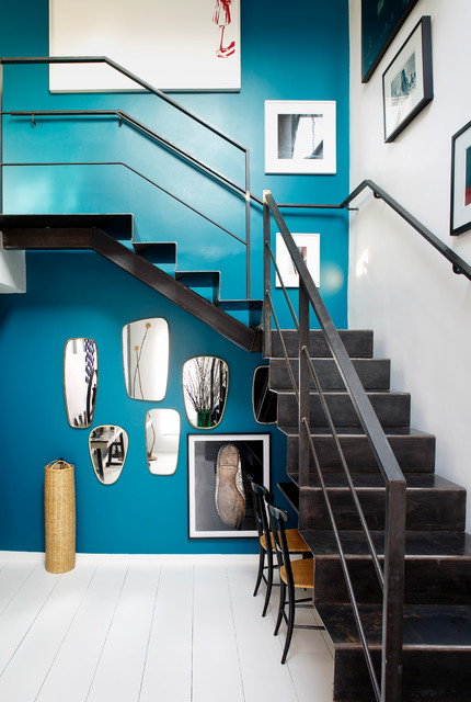 Duplex Parisien - Entrance contemporaneo-scale