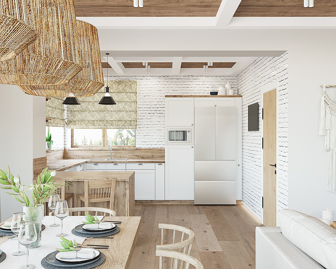 частный дом в Эко стиле