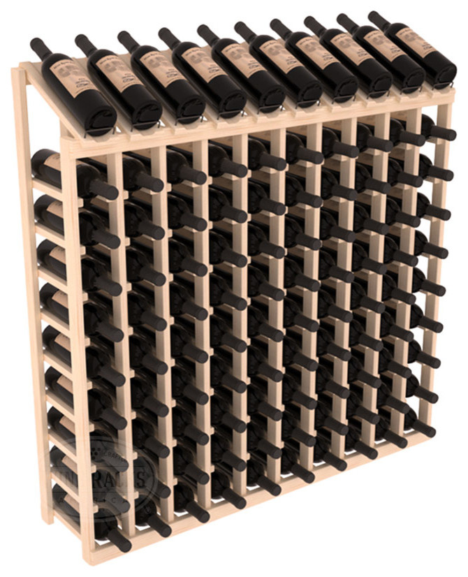 100 Bottle Display Top Wine Rack Contemporary Wine Racks by Wine