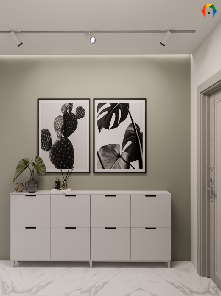 Золотой треугольник. Дизайн проект с преобладающим скандинавским стилем