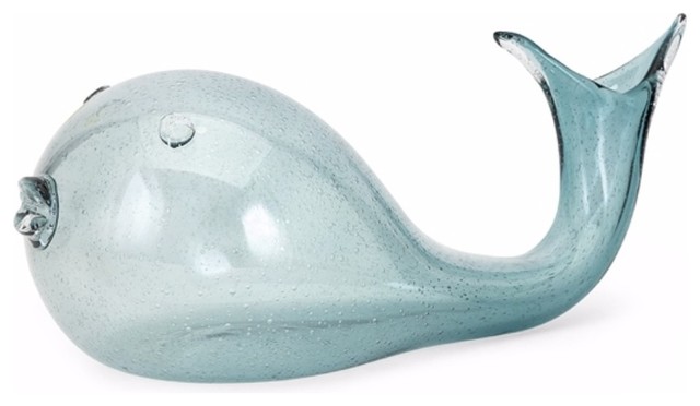 blown glass whale