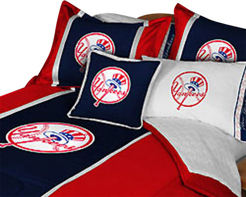 MLB NY New York Yankees Baseball Full-Double Bedding Set