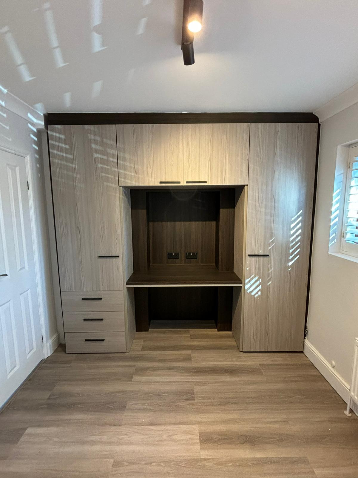 Desk and Storage unit