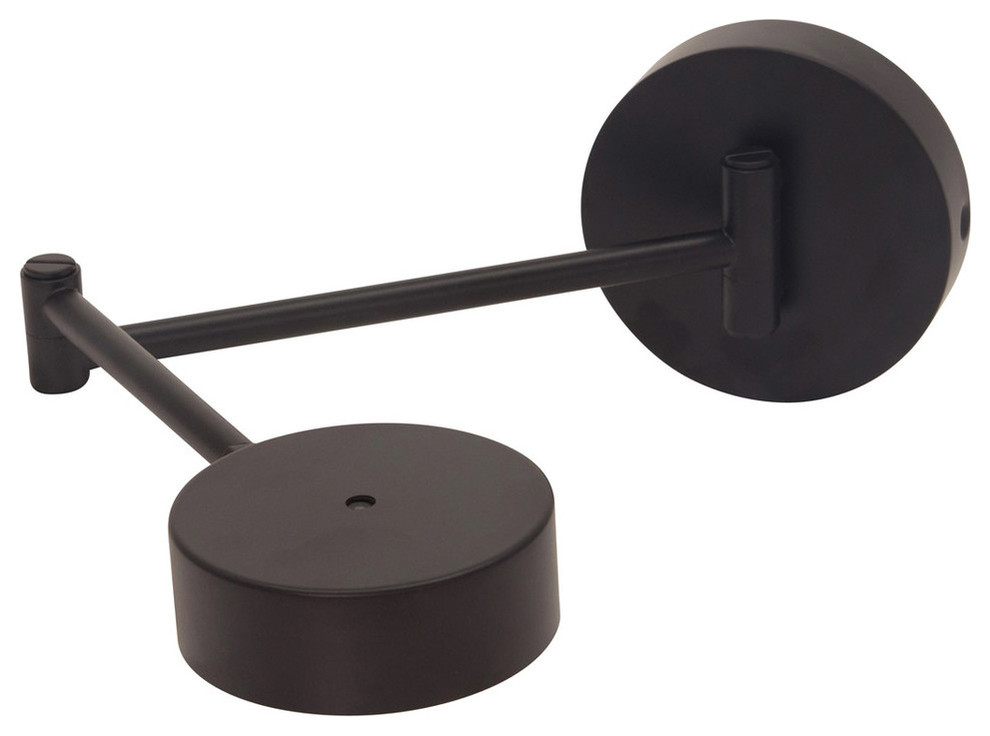 Generation swing arm LED wall lamp in black Transitional Swing Arm