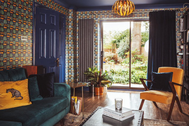 Playful Patterned Home trendy-dagligstue