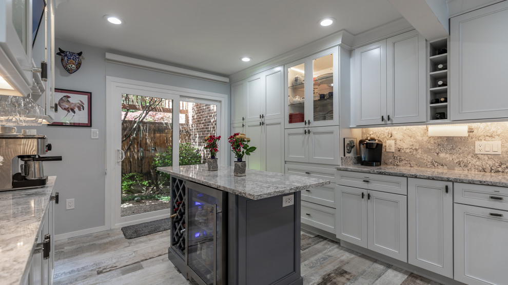 Transitional kitchen photo in Boston