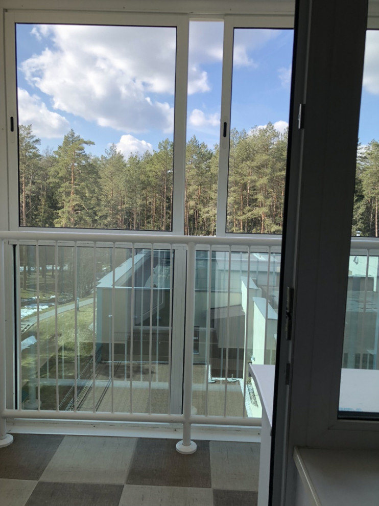 Алюминиевое раздвижное остекление лоджии