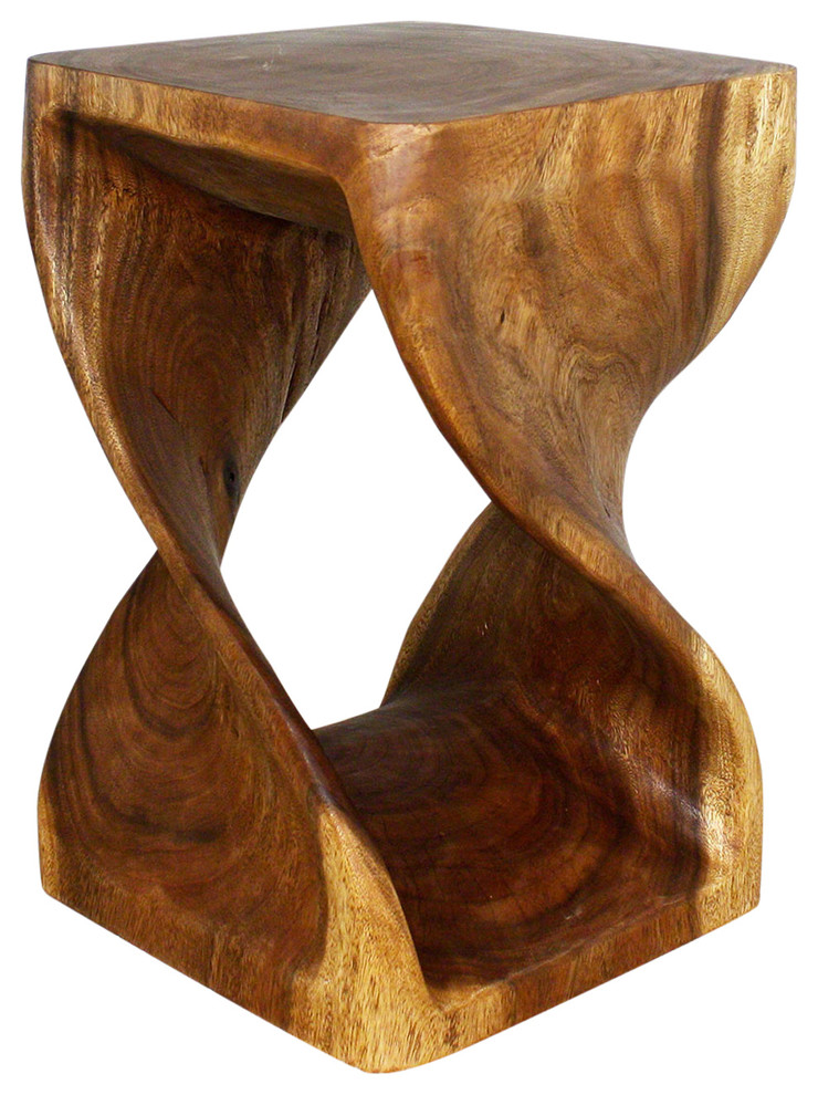 Twist End Table 15 X23 Walnut, Twist Coffee Table Wood