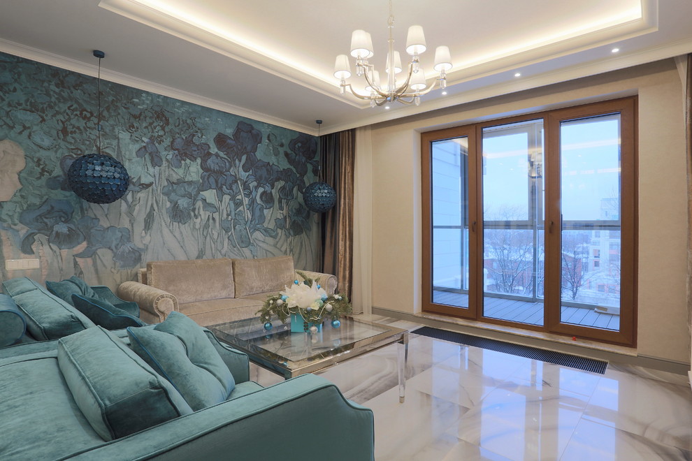 Интерьерная фотосъемка трехкомнатной квартиры на Крестовском