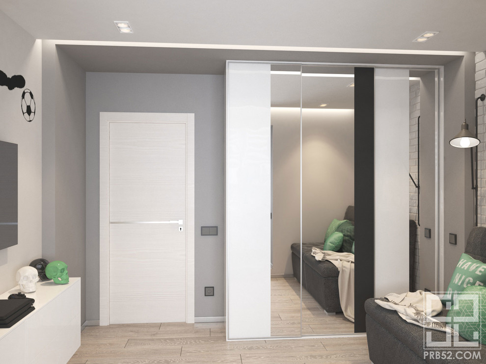 Проект присоединения однокомнатной квартиры к существующей в ЖК "7 небо"