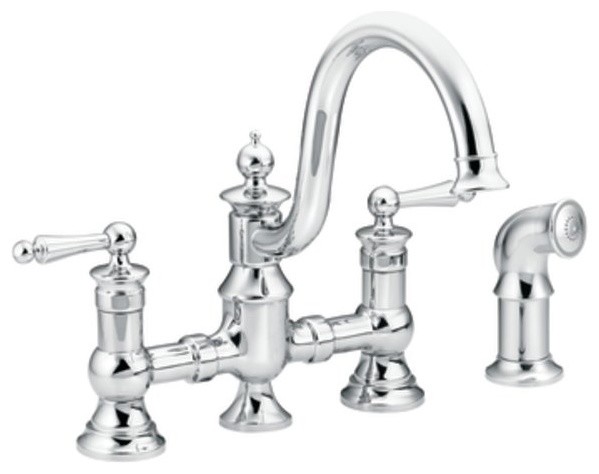 Waterhill Chrome One-handle High Arc Kitchen Faucet S713