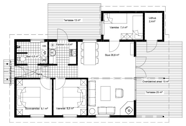 Model A82 floor-plan