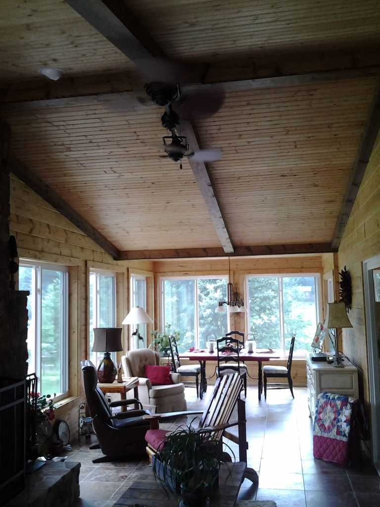 Garage and Sunroom