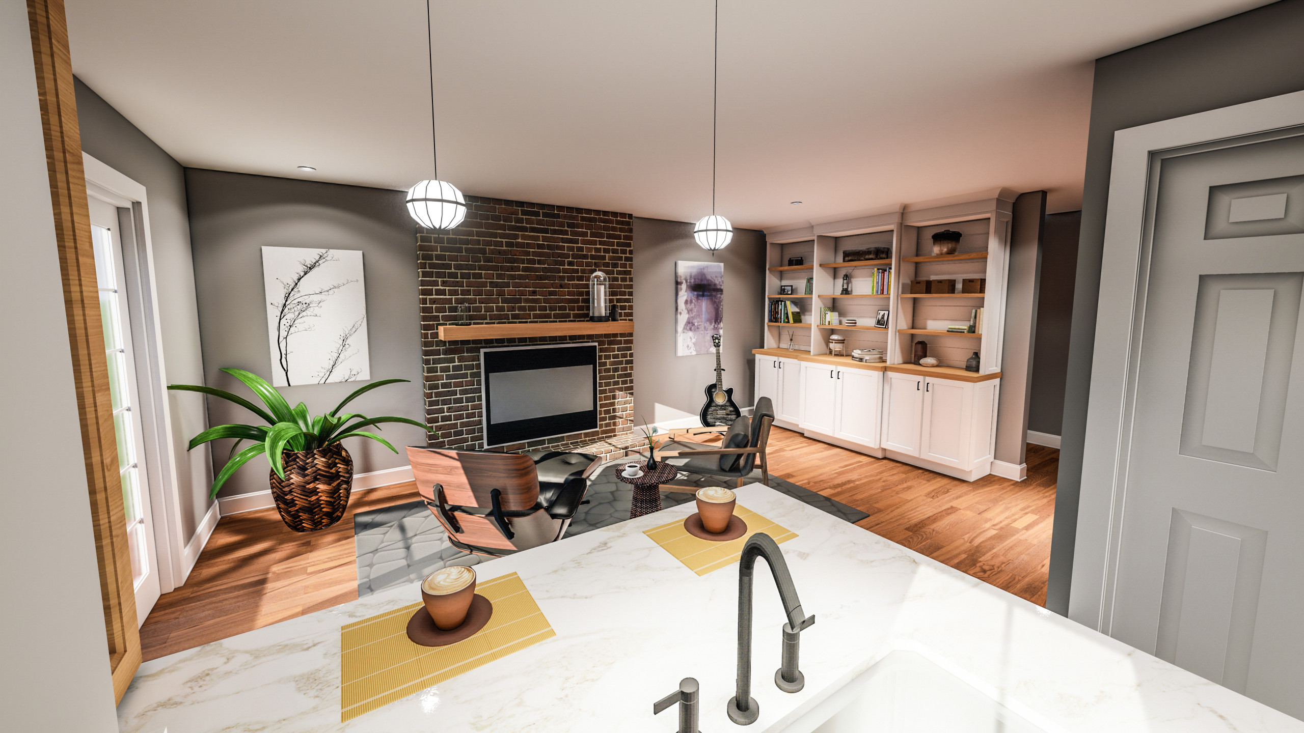 (3D Design) - Kitchen Renovation