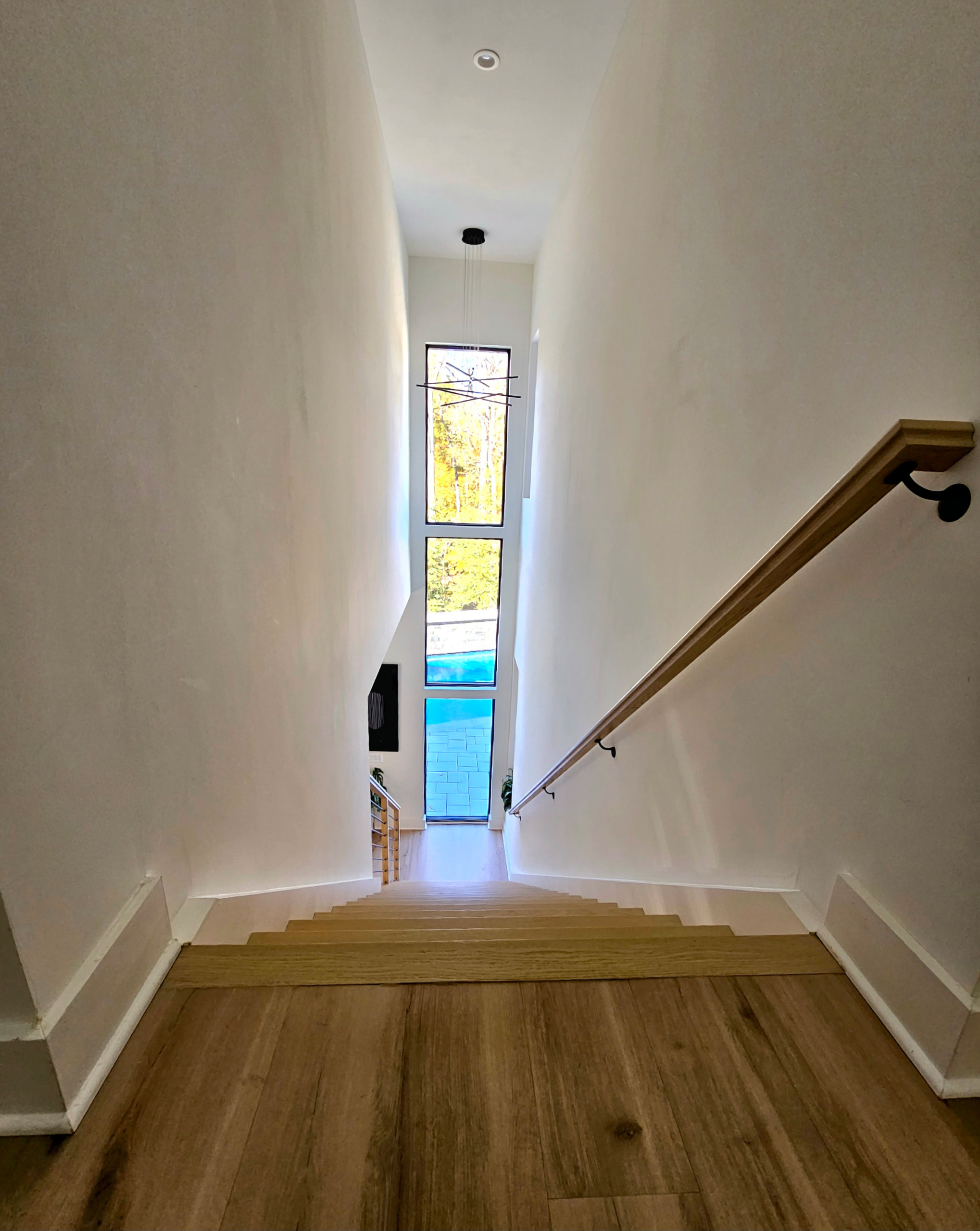 111_Open-Rise Stair with a Stunning Pool View, Great Falls, VA 22066