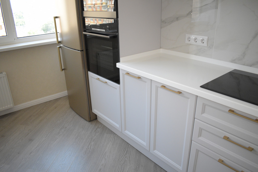 Андора МДФ под потолок с акриловой столешницей