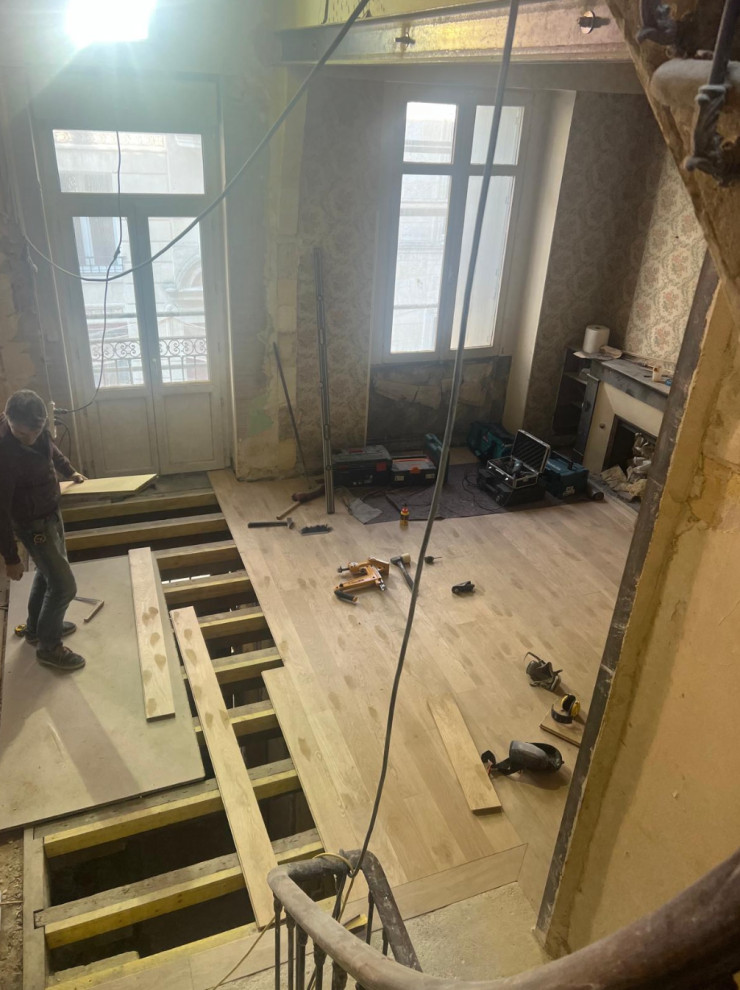 Projet Saint-Michel - Rénovation complète d'une maison de ville