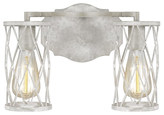Feiss Cosette 2 Light Vanity Vs2482fwo Dww French Washed Oak