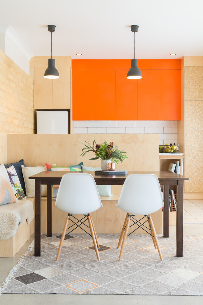 Design ideas for a scandinavian kitchen in Adelaide.