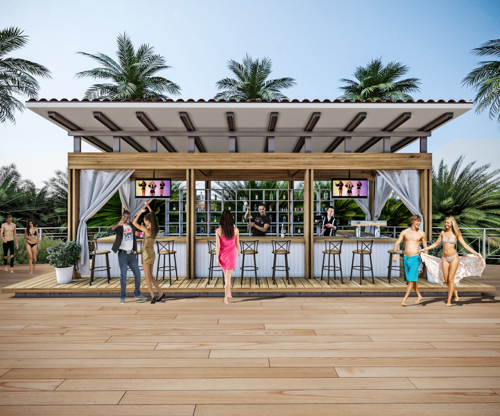 Комплекс открытых бассейнов в Темрюкском районе