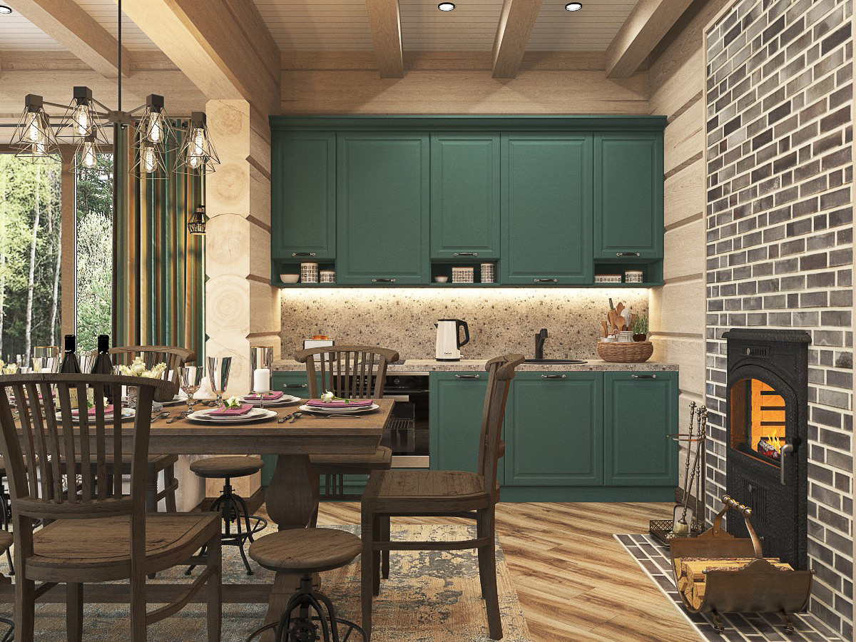 Дом-с баней для временного прибывания