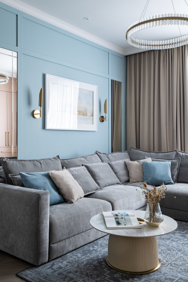 Журнал «Идеи Вашего Дома» назвал этот интерьер «обволакивающий уютом»