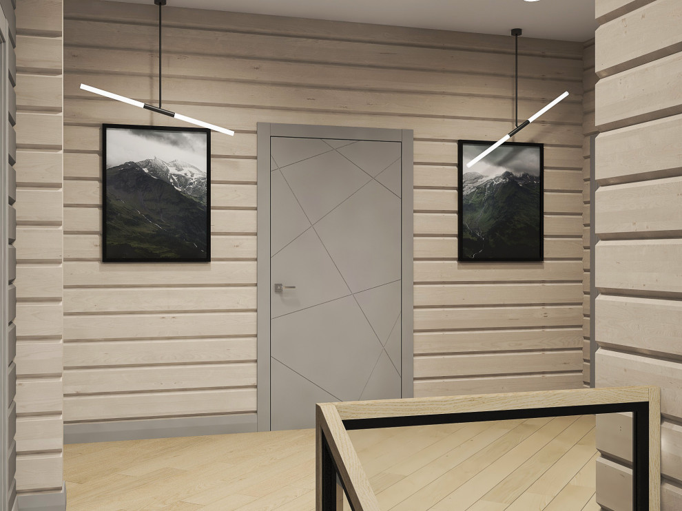 хол с лестницей на 2-й этаж