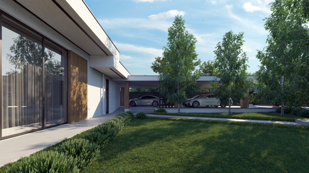 П-образный дом