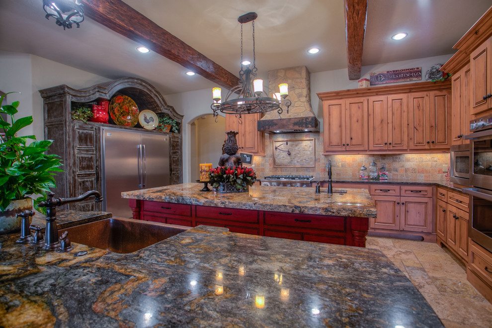Design ideas for a country kitchen in Oklahoma City.