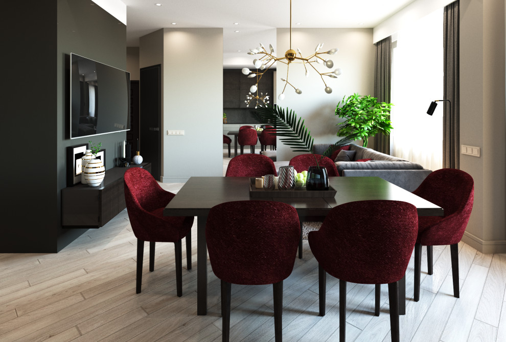 Кухня-гостиная "Истина в вине"