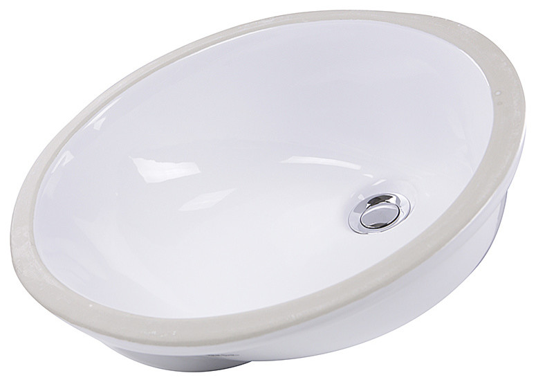 Nantucket Sinks 15 X12 Glazed Bottom, Caxton Oval 15 X 12 Undermount Bathroom Sink