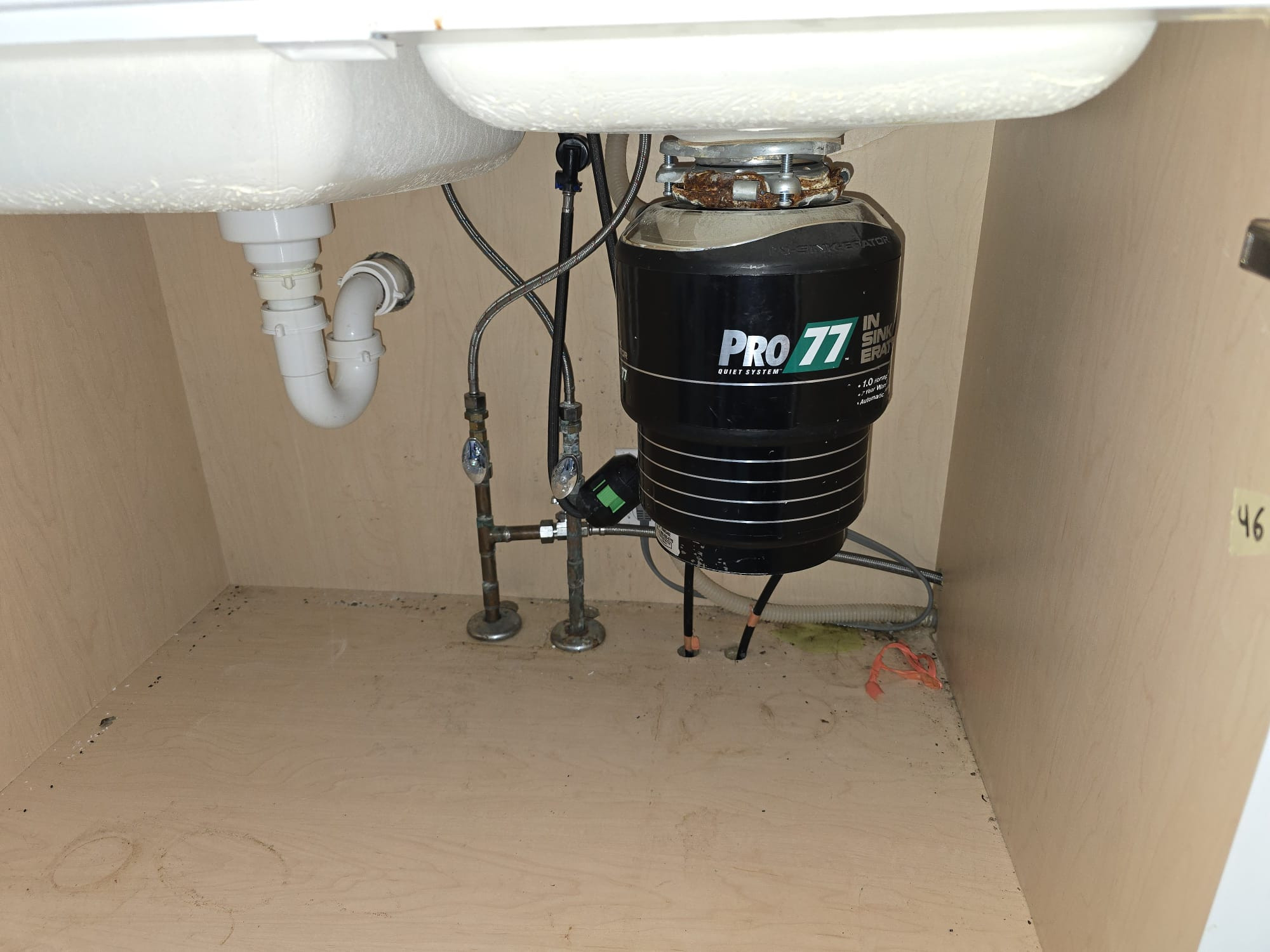 Sink Installation - Plumbing removal