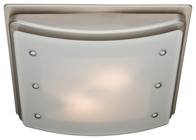 Ellipse Decorative Bath Fan With Light Night Brushed Nickel