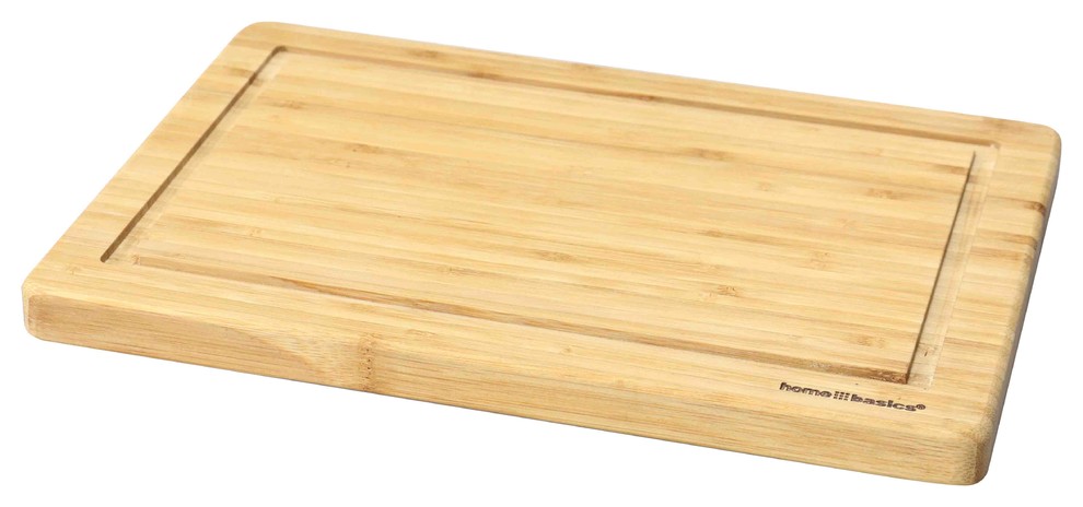 Bamboo Cutting Board, Juice Groove, Natural, 12"x15"