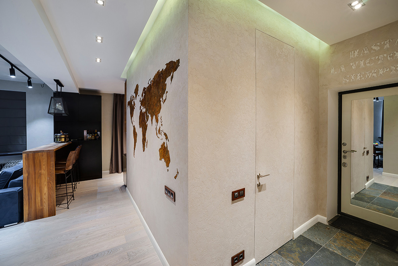 Реализованный проект (фото проекта Лофт для Путешественника)