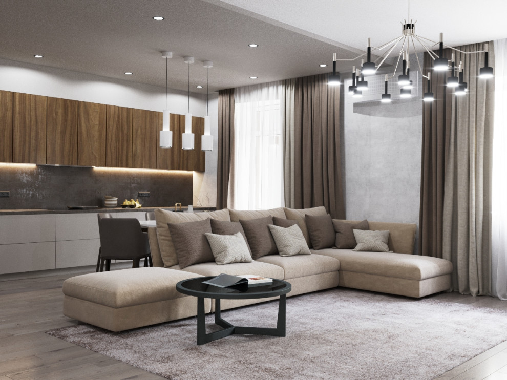 Гостиная-кухня