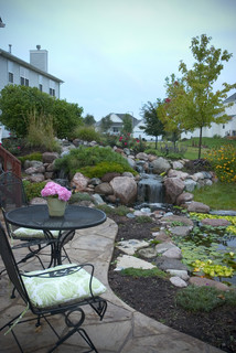 Outdoor Living with Water Gardens