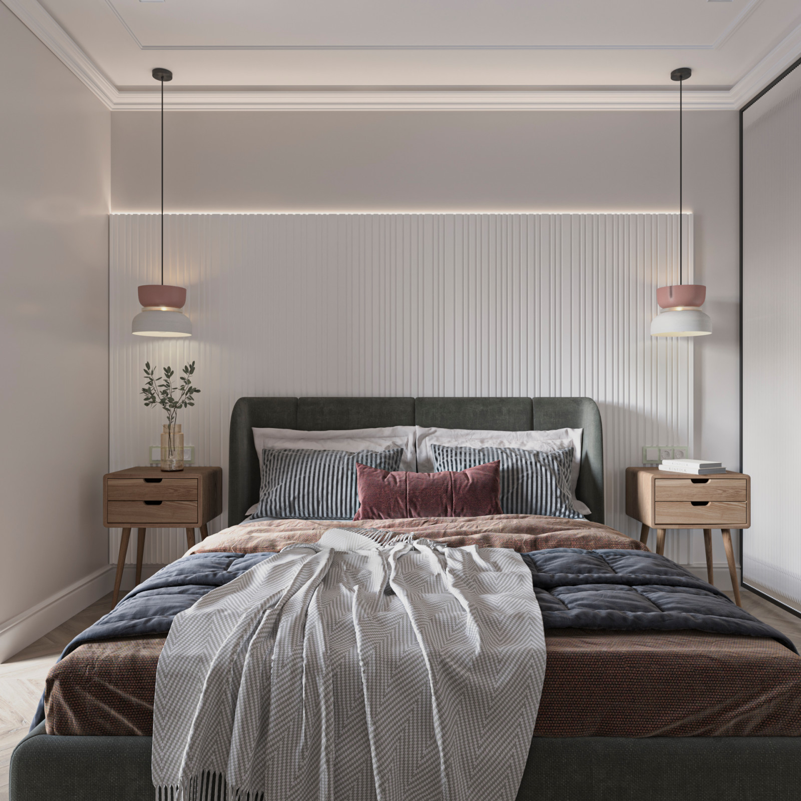 Проект квартиры в современном стиле.