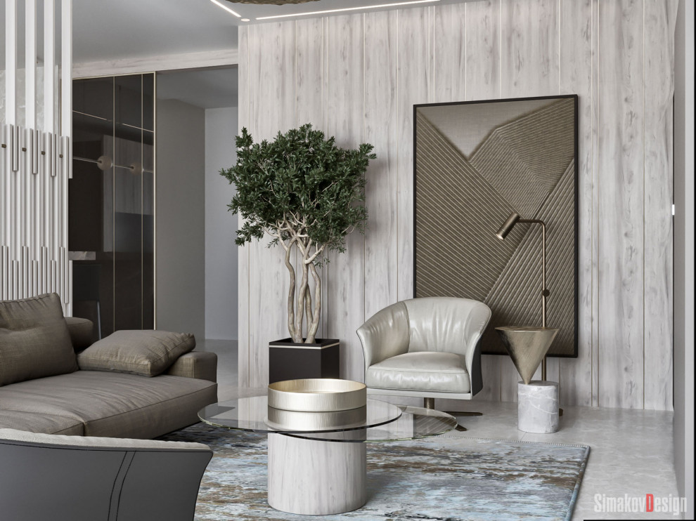 АПАРТАМЕНТЫ ЖК Резиденция Монэ.(гостиная)