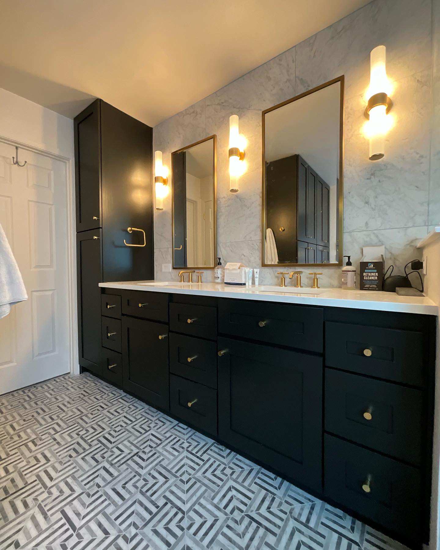 Master Bathroom and Fireplace