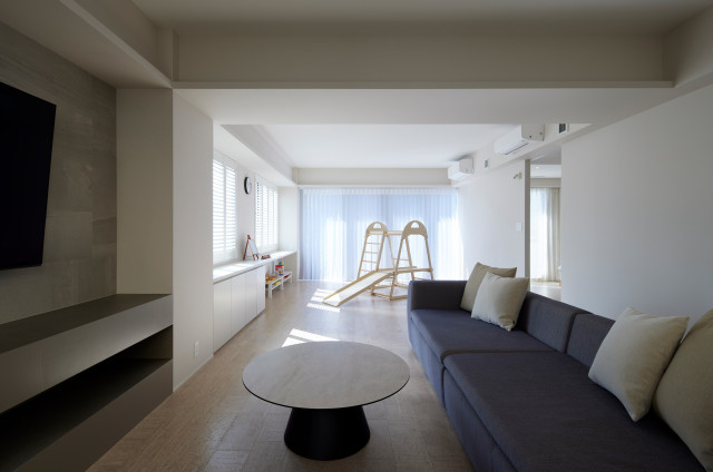 八広の家 contemporain-salon