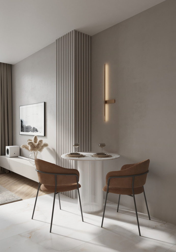 Мягкий минимализм в ЖК Сколково