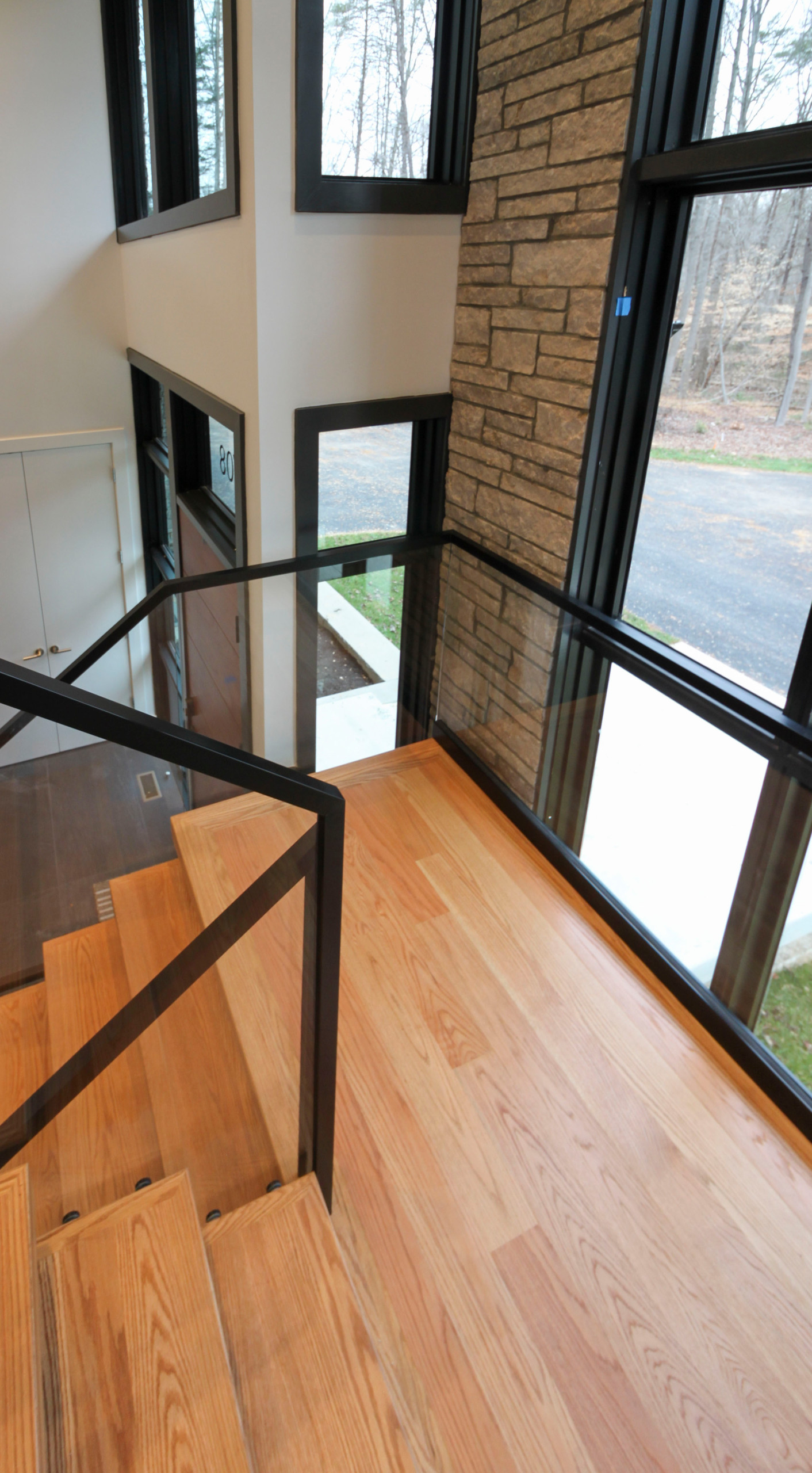 98_Sun Filled Modern Staircase Surrounded by Private Forest, Clifton VA 20124